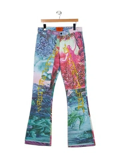 Pre-owned Ev Bravado Bootcut Jeans In Blue