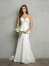 Eva Fashion 5268 Two Piece Long Bridalgown Wedding Dress In White