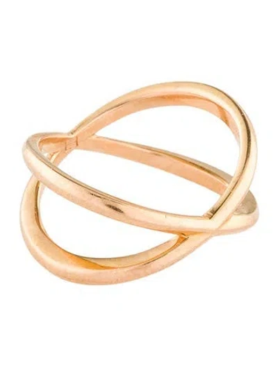 Pre-owned Eva Fehren 18k Shorty Ring In Multi