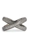 Eva Fehren Black Gold And Diamond Axis Ring In Black