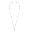 Eva Fehren Blackened White Gold And Diamond Dagger Necklace In Black
