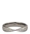 Eva Fehren Blackened White Gold And Diamond Kissing Claw Ring In White
