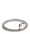 Eva Fehren Blackened White Gold And Diamond Offset Hero Ring In Black