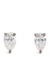 Eva Fehren White Gold And Diamond Boa Stud Earrings In Black