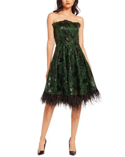 Eva Franco Alma Dress In Christmas Green