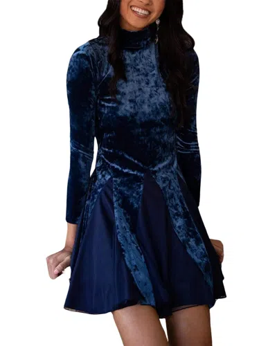 Eva Franco Angelica Dress In Blue