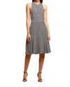 Eva Franco Ariana Dress In Black And White In Multi