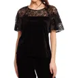 Eva Franco Barker Top In Black