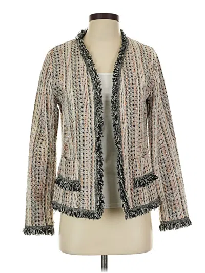 Pre-owned Eva Franco Blazer Jacket In Ivory