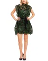 Eva Franco Callas Dress In Christmas Green In Green