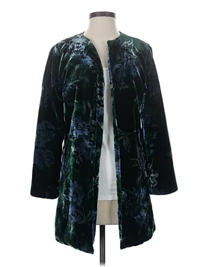 Pre-owned Eva Franco Cardigan Sweater In Teal