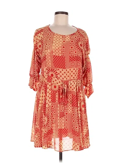 Eva Franco Casual Dress In Orange