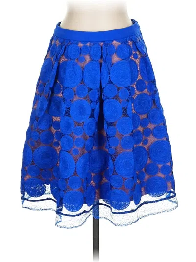 Pre-owned Eva Franco Casual Skirt In Blue