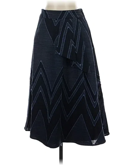 Pre-owned Eva Franco Casual Skirt In Blue