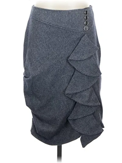Pre-owned Eva Franco Casual Skirt In Gray