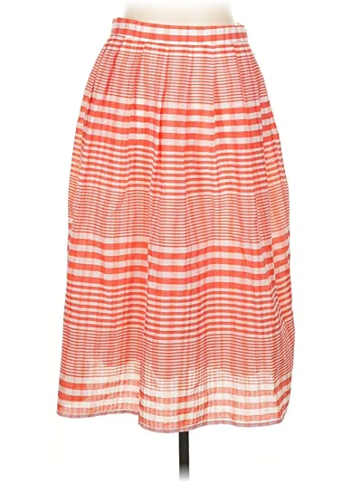 Pre-owned Eva Franco Casual Skirt In Orange