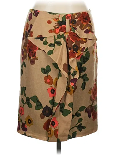 Pre-owned Eva Franco Casual Skirt In Tan