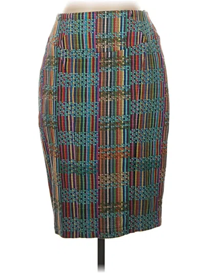 Pre-owned Eva Franco Casual Skirt In Teal