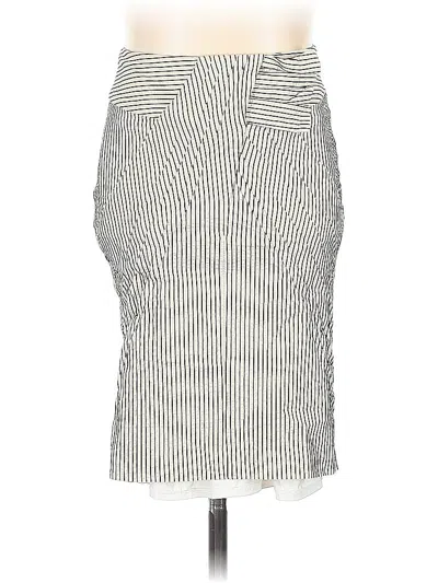 Pre-owned Eva Franco Casual Skirt In White
