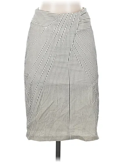 Pre-owned Eva Franco Casual Skirt In White