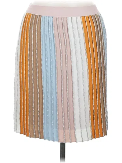 Pre-owned Eva Franco Casual Skirt In White