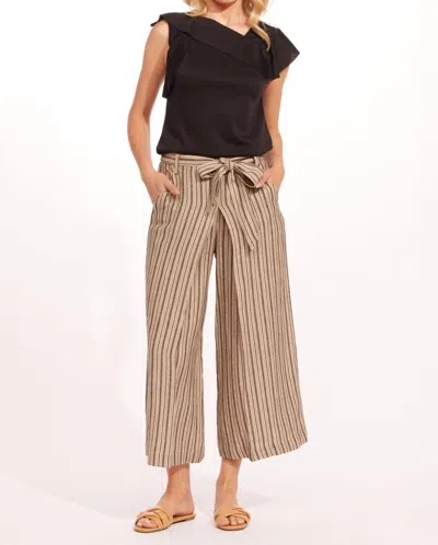 Eva Franco Chester Pants In Zanzibar Stripe In Brown