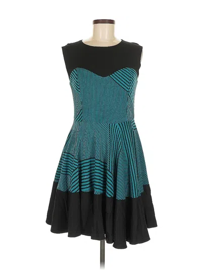 Pre-owned Eva Franco Cocktail Dress In Blue
