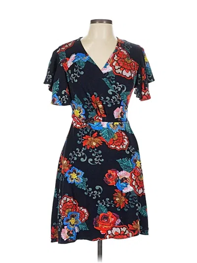 Pre-owned Eva Franco Cocktail Dress In Blue