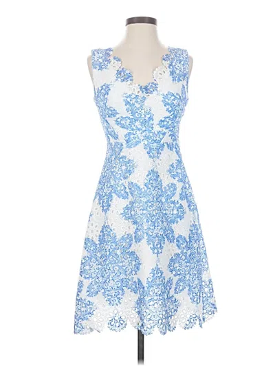 Pre-owned Eva Franco Cocktail Dress In Blue