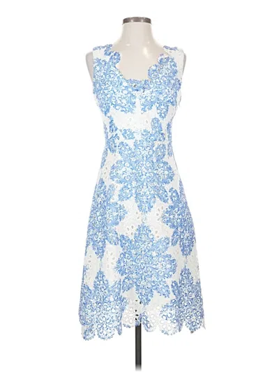 Pre-owned Eva Franco Cocktail Dress In Blue