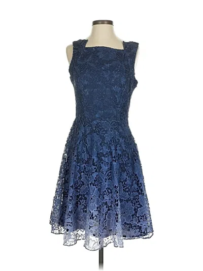 Pre-owned Eva Franco Cocktail Dress In Blue