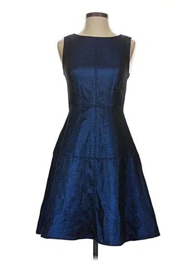 Pre-owned Eva Franco Cocktail Dress In Blue