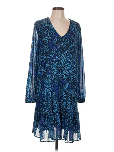 Pre-owned Eva Franco Cocktail Dress In Blue