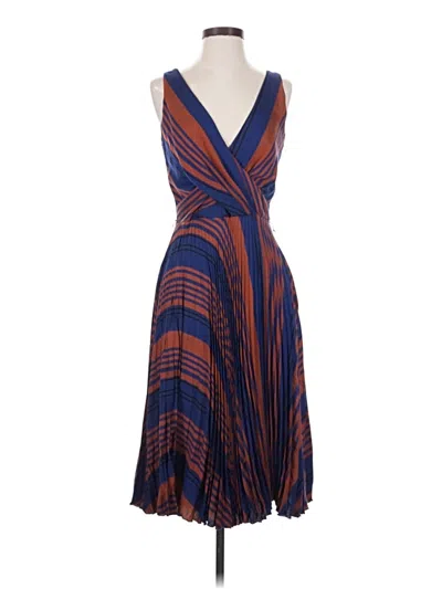 Pre-owned Eva Franco Cocktail Dress In Blue
