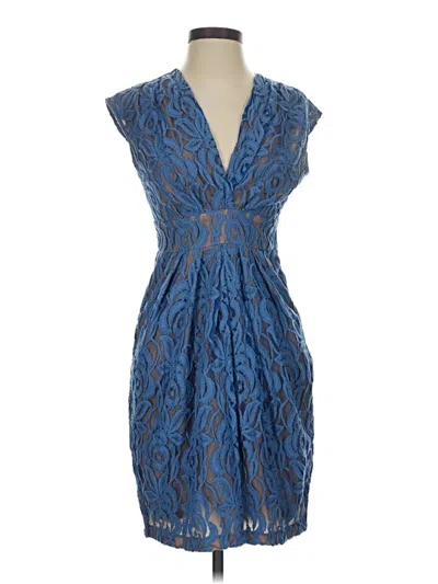 Pre-owned Eva Franco Cocktail Dress In Blue