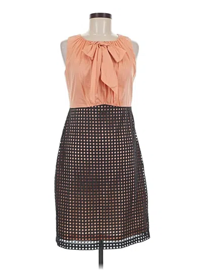 Pre-owned Eva Franco Cocktail Dress In Orange