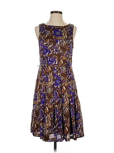 Pre-owned Eva Franco Cocktail Dress In Purple