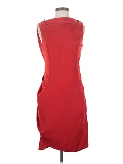 Pre-owned Eva Franco Cocktail Dress In Red