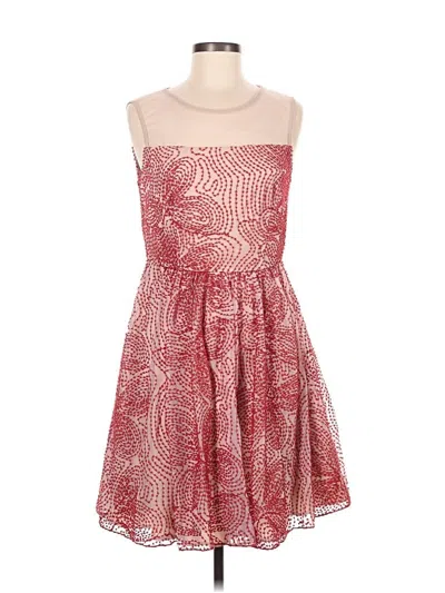 Pre-owned Eva Franco Cocktail Dress In Red