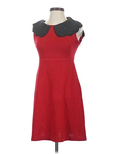 Pre-owned Eva Franco Cocktail Dress In Red