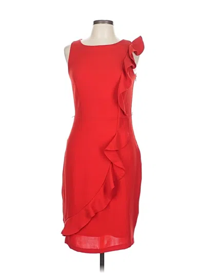 Pre-owned Eva Franco Cocktail Dress In Red