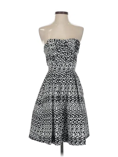 Pre-owned Eva Franco Cocktail Dress In Silver