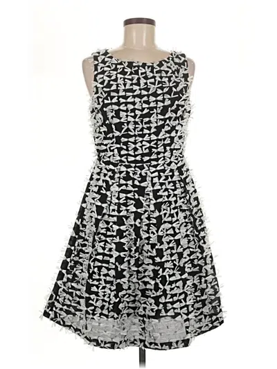 Pre-owned Eva Franco Cocktail Dress In Silver