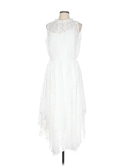 Pre-owned Eva Franco Cocktail Dress In White