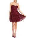 Eva Franco Cossette Dress In Burgundy