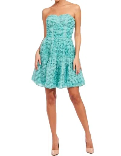 Eva Franco Cossette Dress In Huckleberry Souffle In Multi