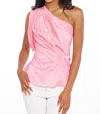 Eva Franco Daphne Top In Pink Bubblegum In Multi