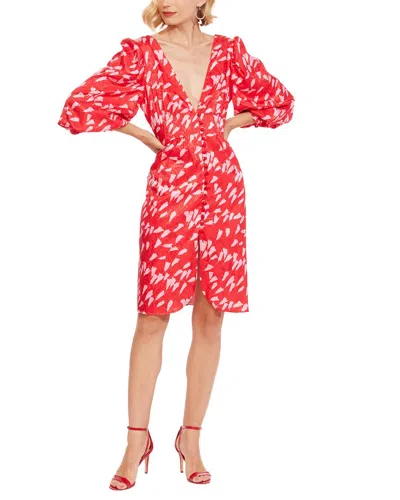 Eva Franco Everly Mini Dress In Red