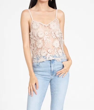 Eva Franco Floral Applique Camisole In Bloomsfield In Multi