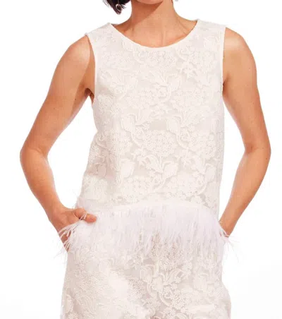 Eva Franco Florentine Top In Lily Of The Valley In Multi